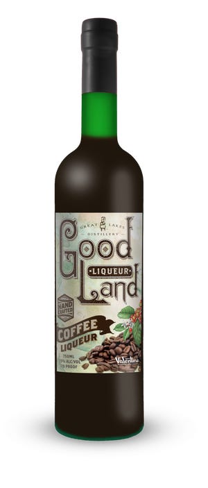 Good Land Coffee Liqueur from Great Lakes Distillery is made with cold brew coffee from Milwaukee's Valentine Coffee Roasters.