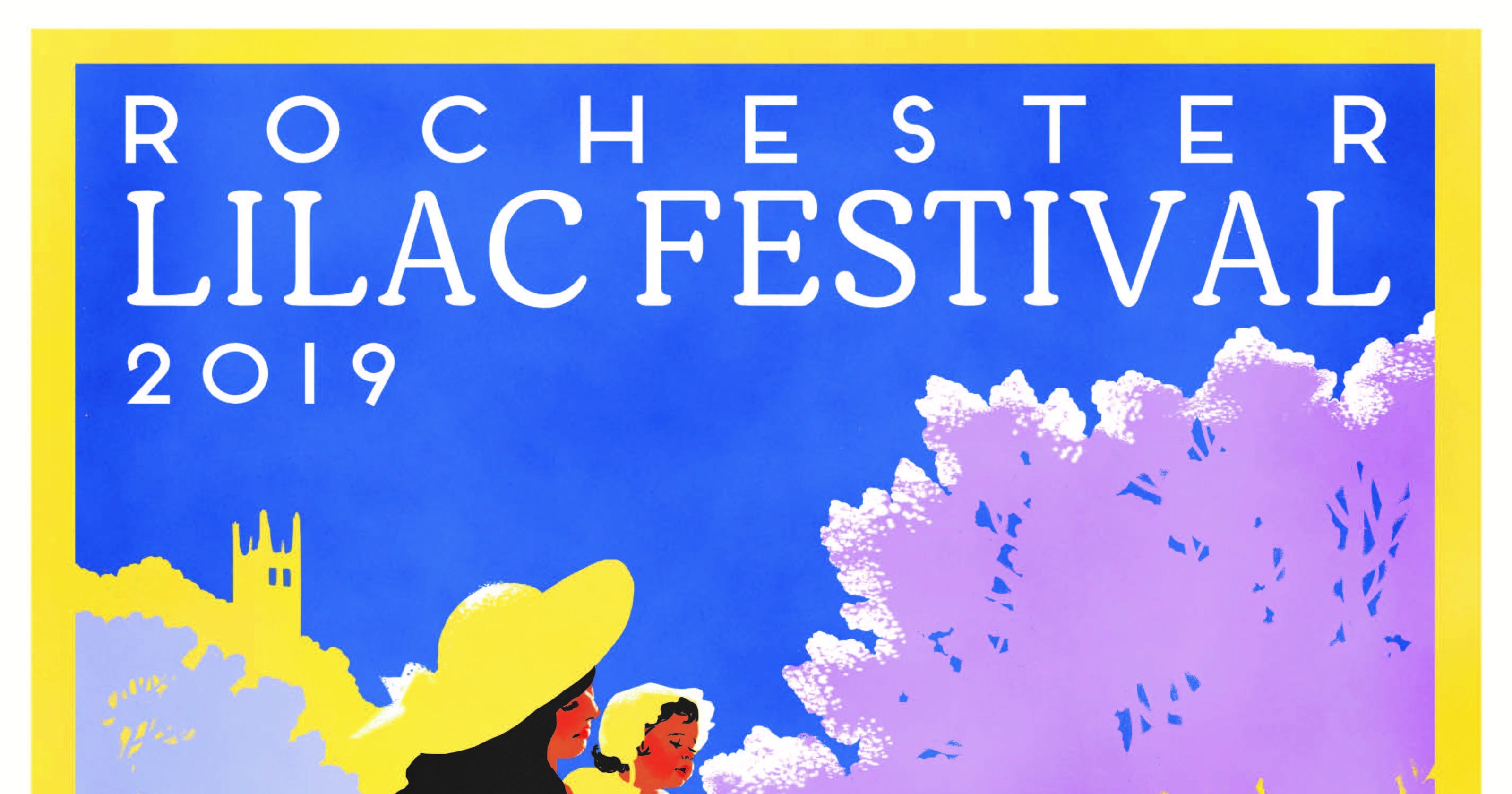 Lilac Festival, Rochester NY, 2019 poster unveiled
