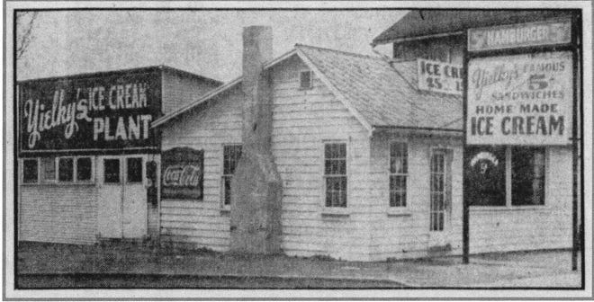 Yielky's restaurant and ice cream plant opened at 1104 E. Main Street on May 19, 1939. It was his fourth business location in Lancaster. This photo appeared in the E-G on Dec. 9, 1939.