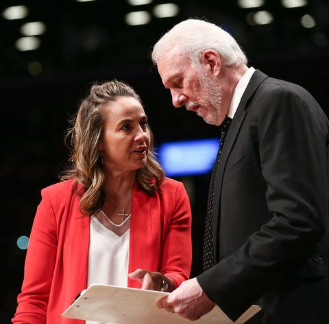 Becky Hammon -- San Antonio Spurs head coach Gregg