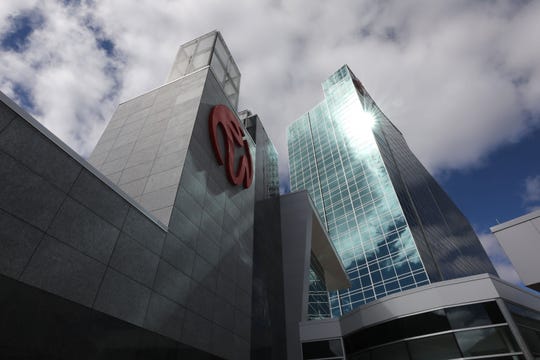 The exterior of the Resorts World Catskills Casino Resort in Monticello, April 10, 2019. 