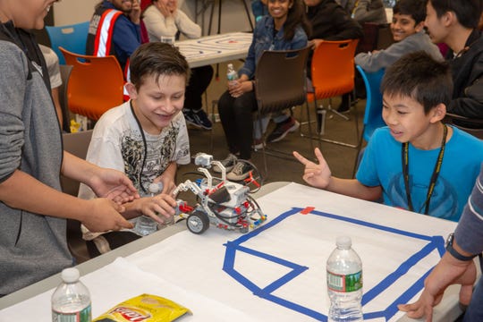 Amazon celebrates National Robotics Week with local middle schools in Edison