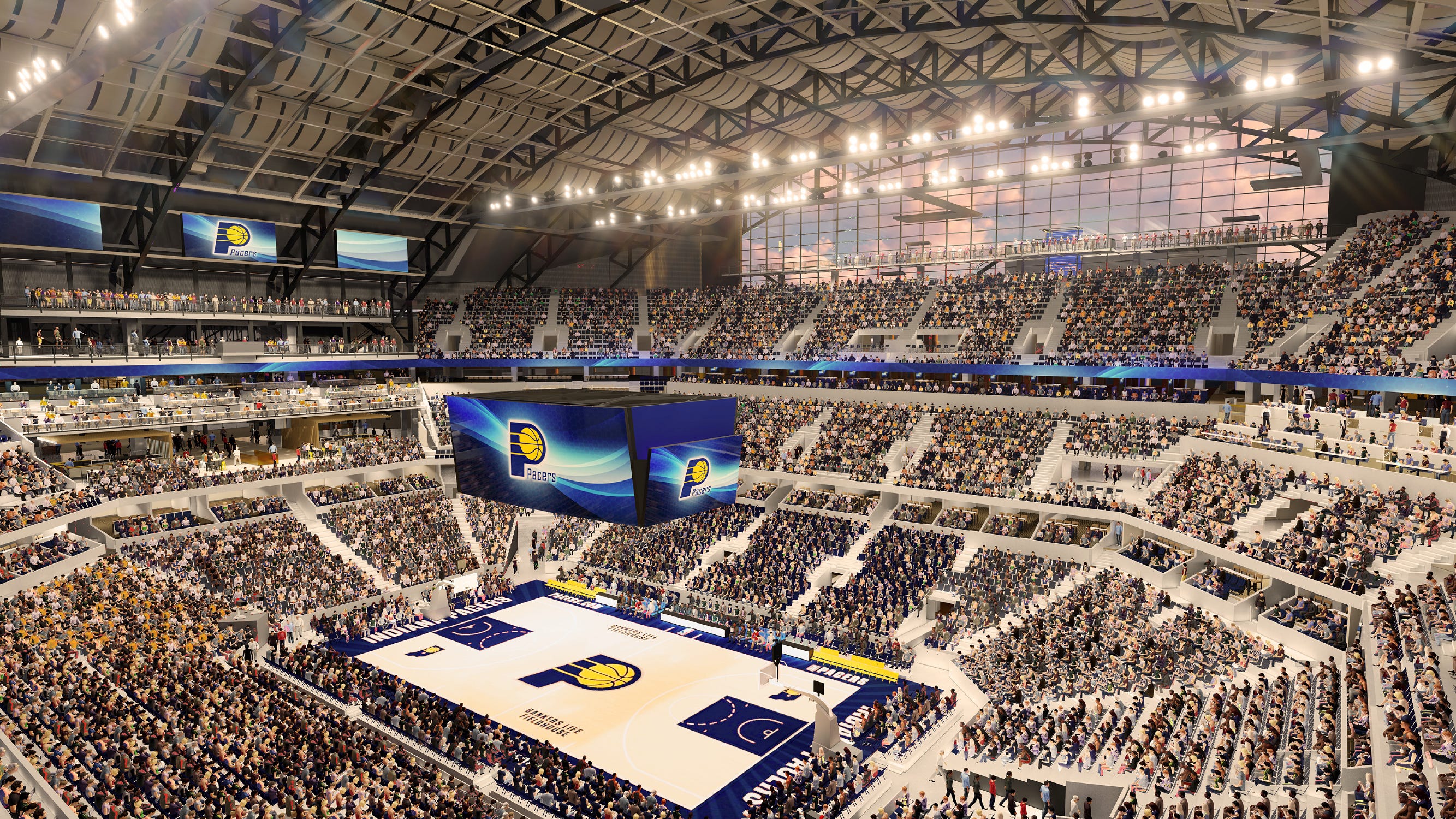 Bankers Life Fieldhouse renovations 