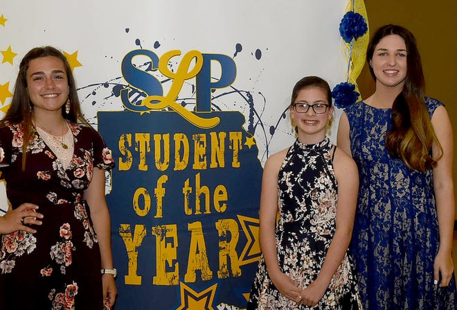 Bridget Melancon, HannahBeth Standridge and Olivia Wallace were announced Thursday night as St. Landry Parish Students of The Year during a ceremony held at the Opelousas Civic Center.