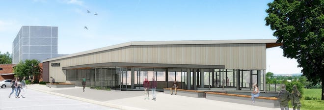 Rendering for the Graham Center for Innovation and Collaboration, a new location for the Graham Fellows program expected to be complete by the summer of 2020. The project will break ground at Penn State York campus Wednesday, April 17.