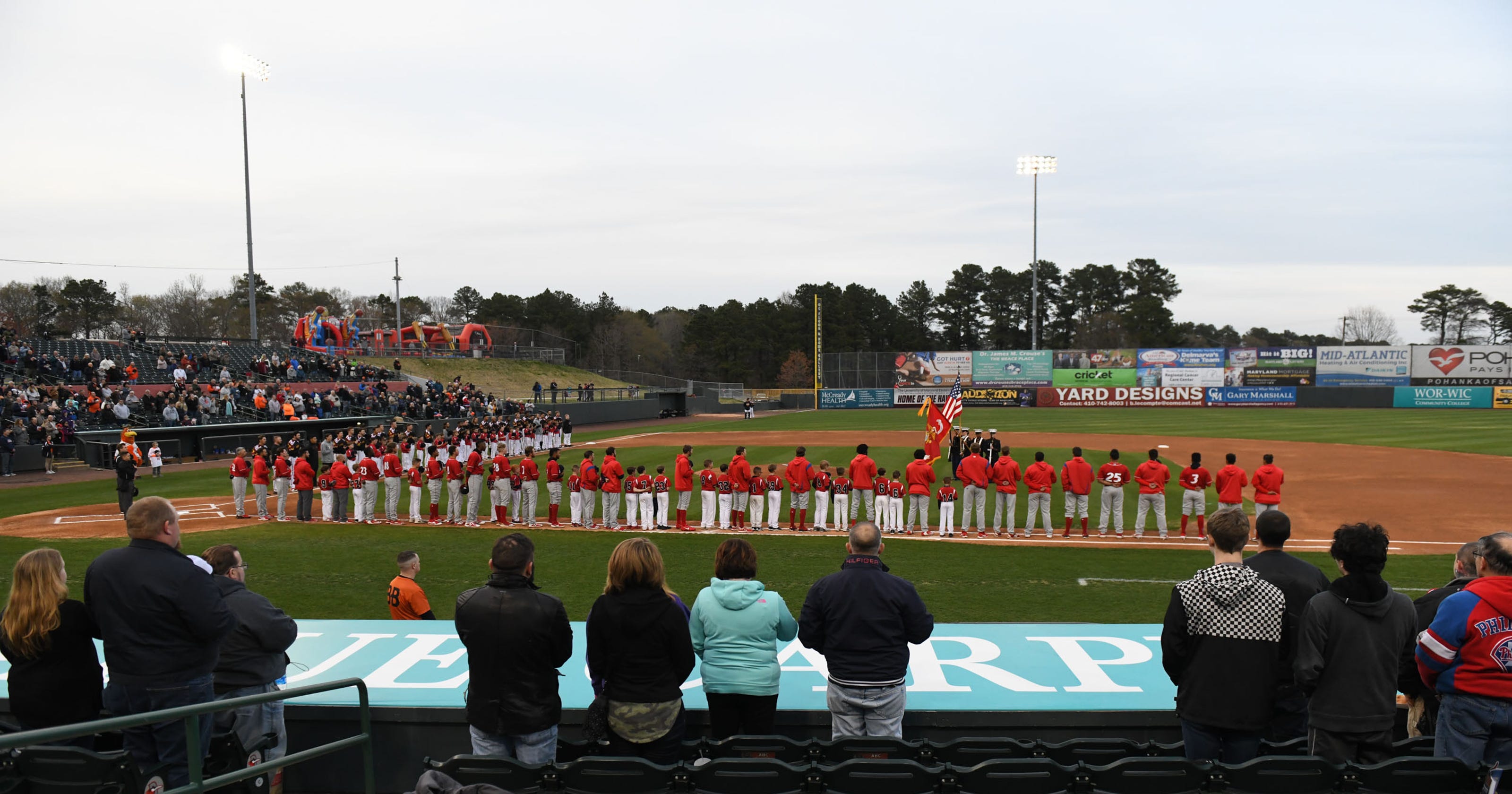 2019 Opening Night at the Delmarva Shorebirds