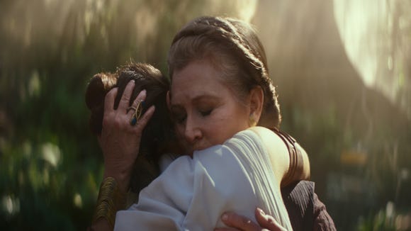 Image result for the rise of skywalker leia