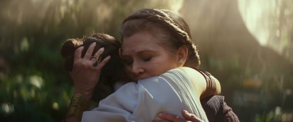Image result for the rise of skywalker leia