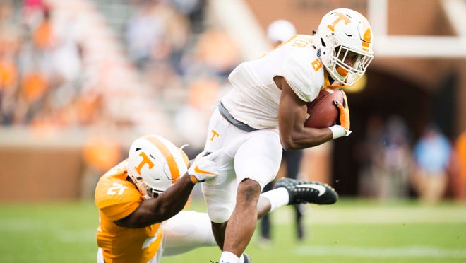 Tennessee Football Ut Vols Wide Receivers Comfort Jarrett Guarantano
