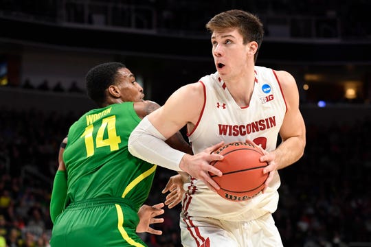 Ethan Happ was named the winner of the Kareem Abdul-Jabbar Award, which goes to the top center in college basketball, Friday night. Happ joins former UW standout Frank Kaminsky as Badgers who have won the award.