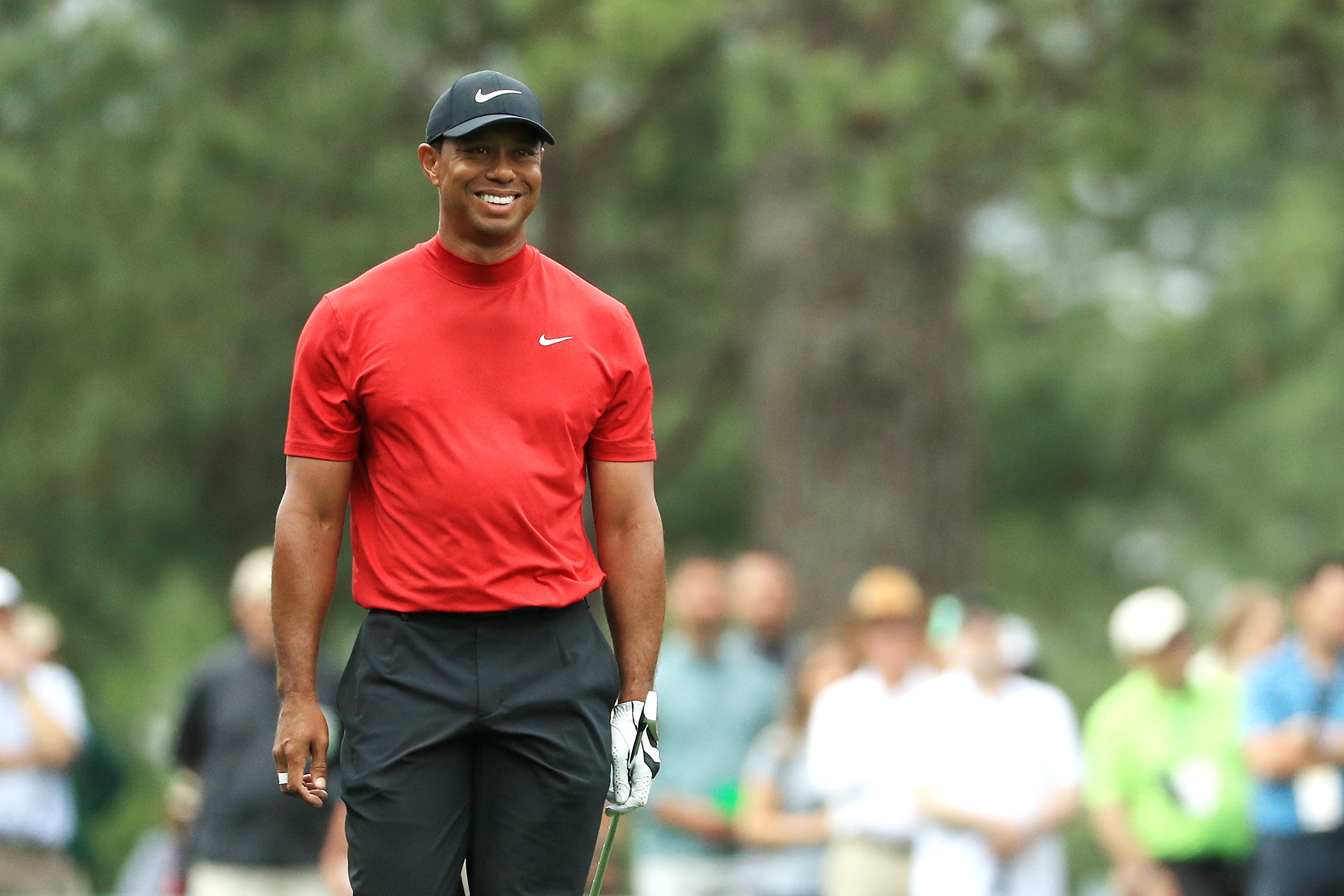 tiger woods he's back t shirt
