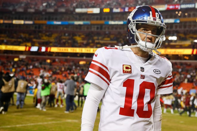 New York Giants quarterback Eli Manning
