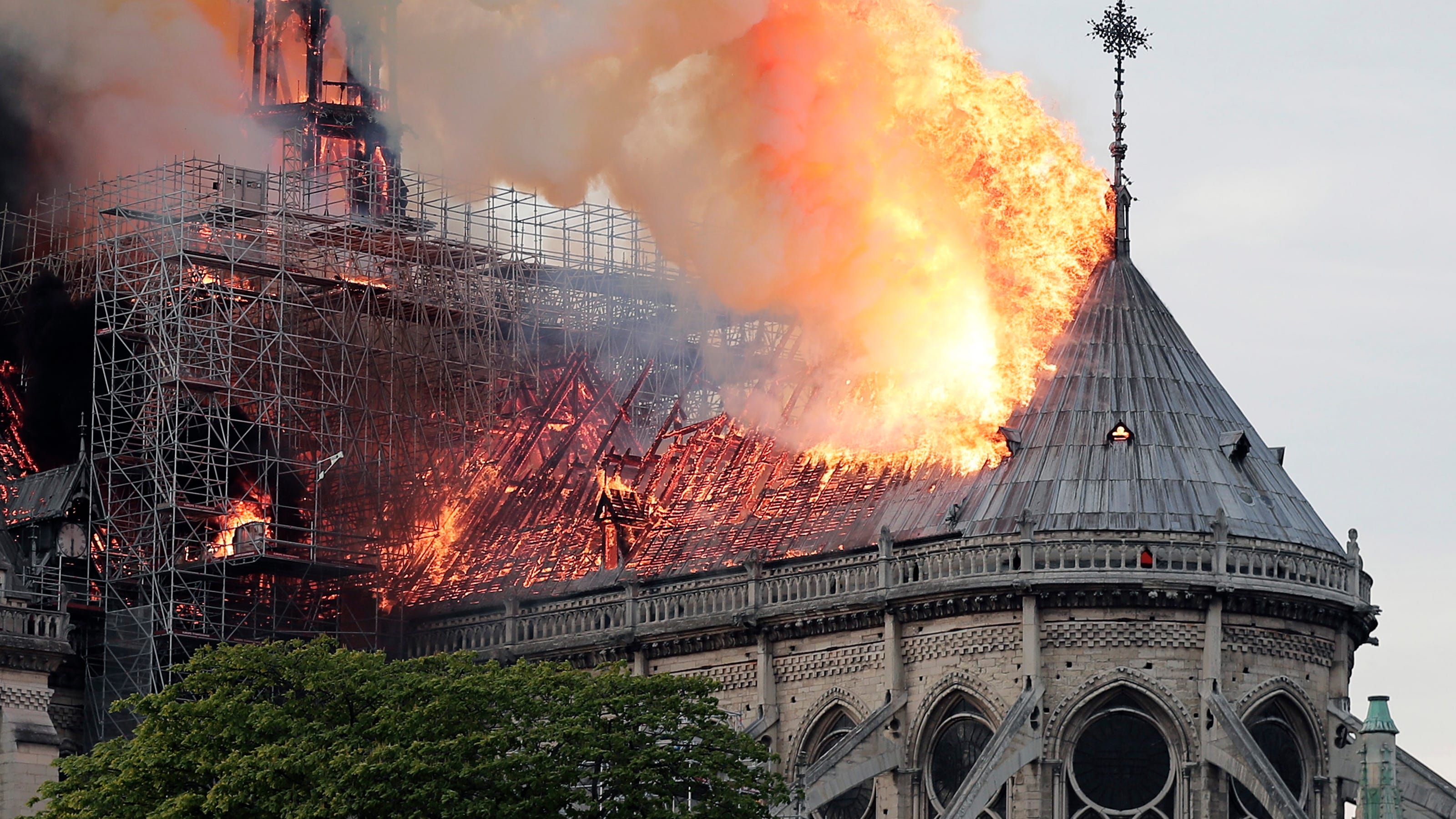 Flames Cause Colossal Damages To Notre Dame Cathedral In Paris Macron Says We Will Rebuild Abc News