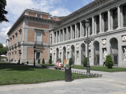 The Prado museum in Madrid, Spain