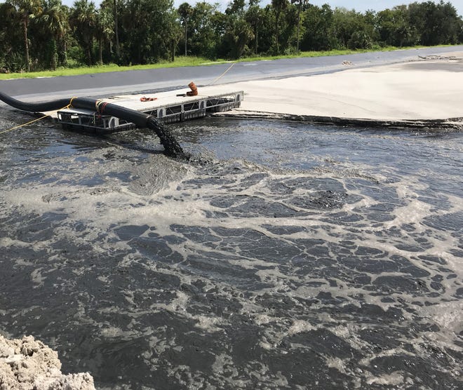 Brevard County's half-percent sales tax for Indian River Lagoon restoration projects helped pay for a muck removal project at the Mims Boat Ramp.