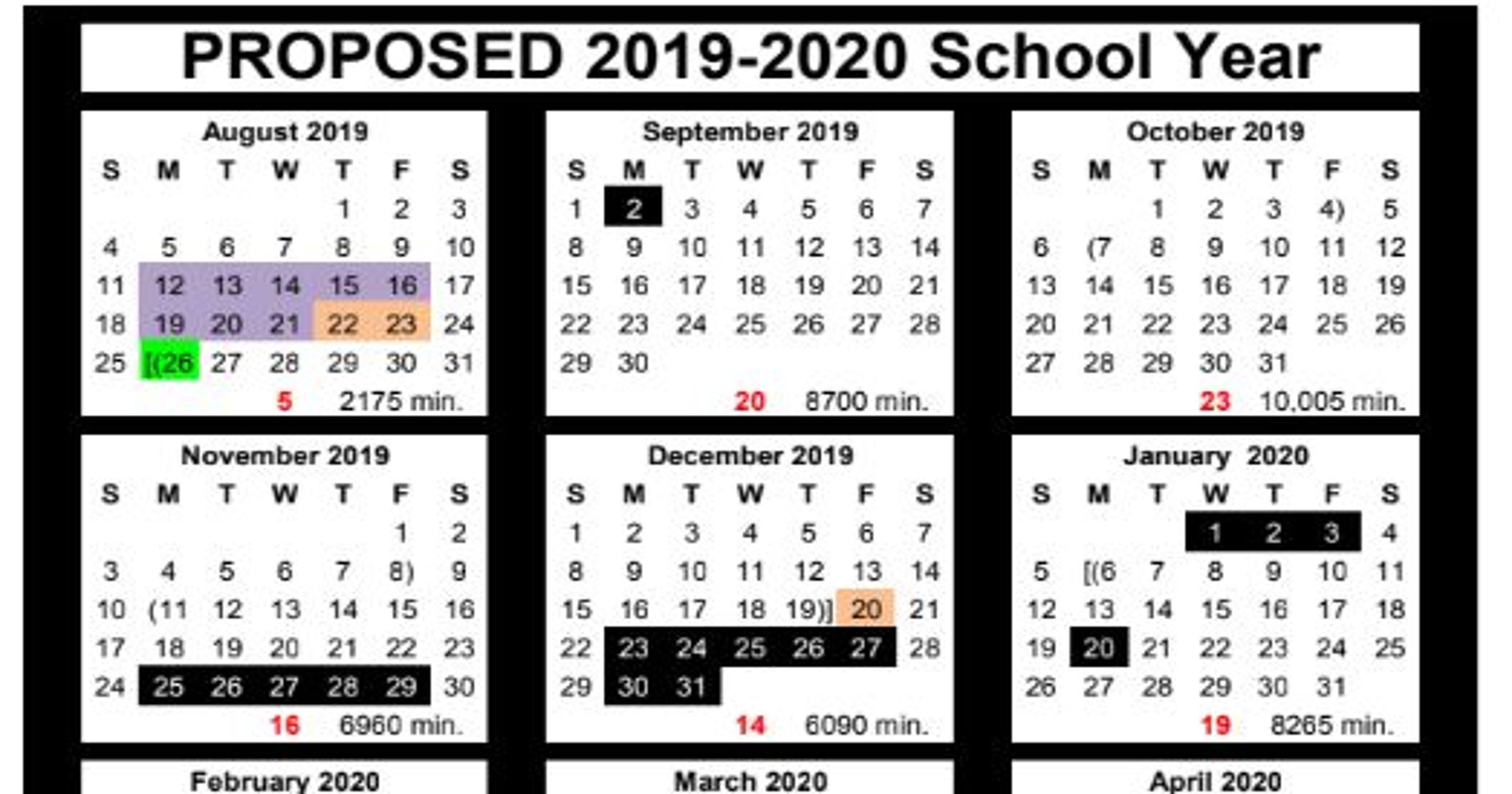 Corpus Christi ISD 20192020 calendar What you need to know