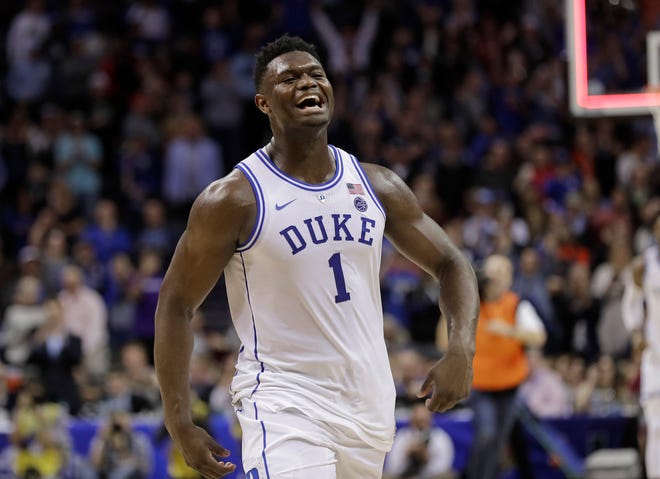 Duke's Zion Williamson is projected to be the No. 1 pick June's NBA draft.