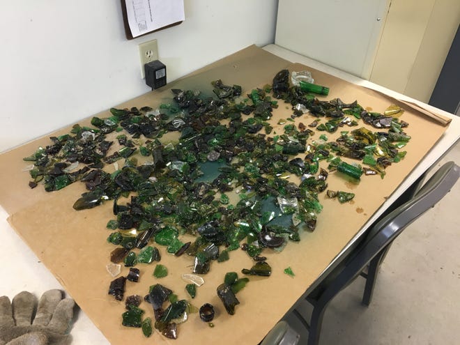 Sleeping Bear Dunes National Lakeshore is issuing warnings that large quantities of broken glass have been found on the Lake Michigan beach near Good Harbor Picnic Area.