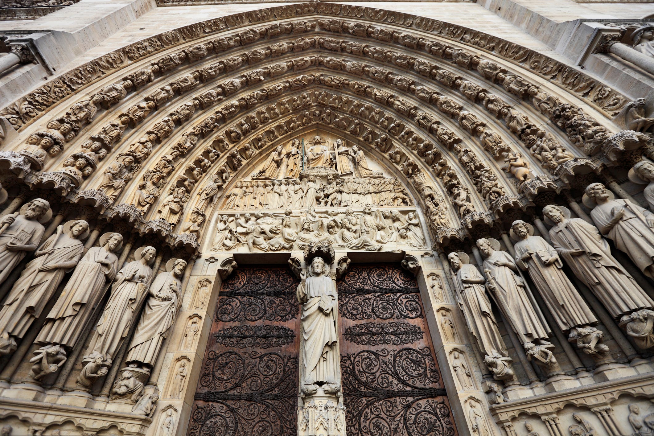 Interior Of Notre Dame Cathedral 