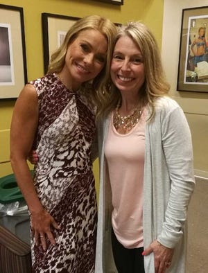 Sabrina Hintz of Pewaukee got to swap places with Kelly Ripa during a segment on "Live with Kelly and Ryan" April 17.