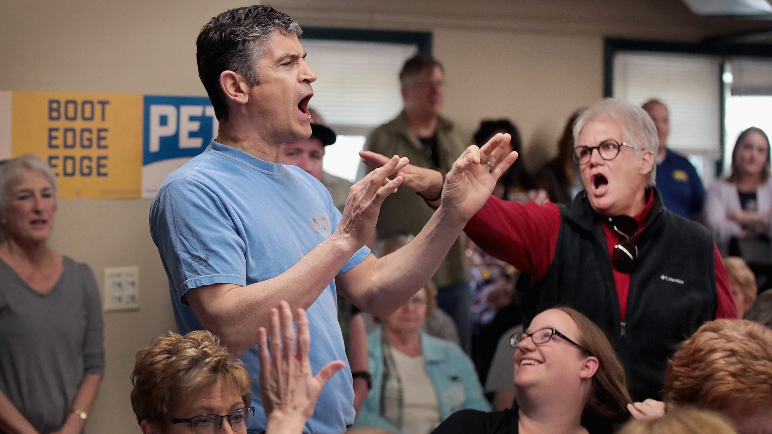 Pete Buttigieg confronts 'Sodom and Gomorrah' hecklers at Iowa rally2987 x 1680