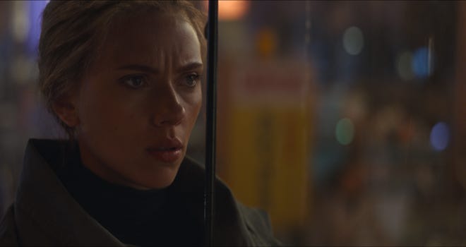 Black Widow/Natasha Romanoff (Scarlett Johansson) in a scene from Marvel Studios' "Avengers: Endgame" (2019).