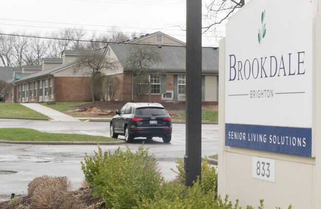 Brookdale of Brighton, a senior living facility, shown Thursday, April 18, 2019, is facing a general negligence lawsuit.