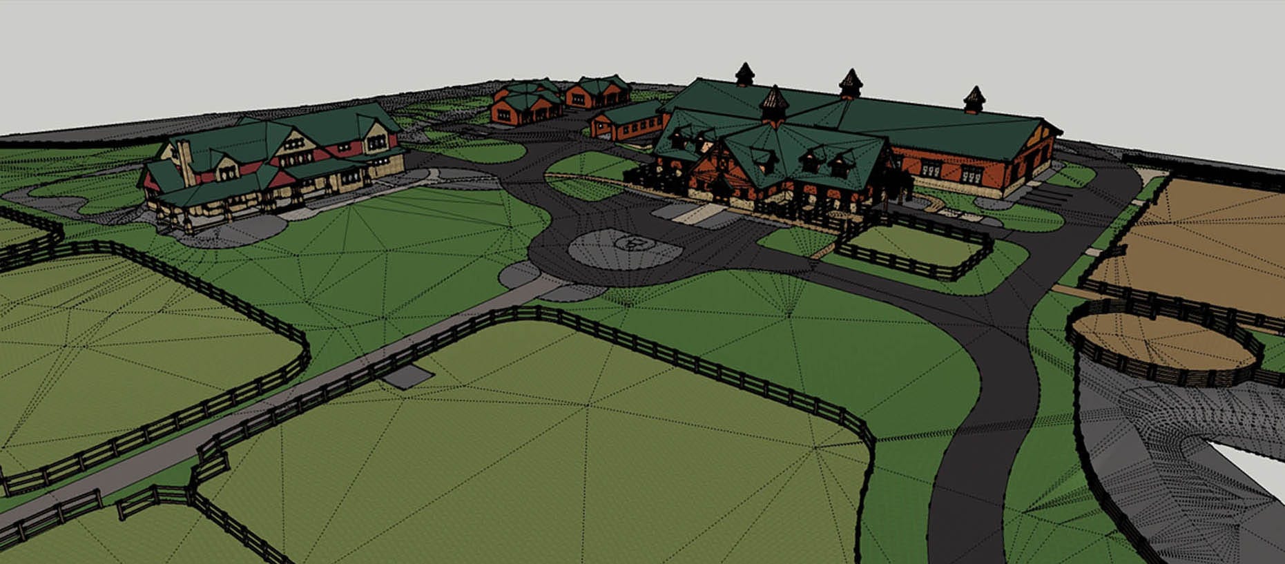 Saddle River NJ equestrian farm designed with horse psychiatry in mind