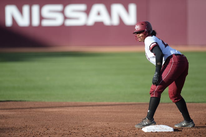 The New Mexico State softball team hosts Grand Canyon in WAC series this weekend.