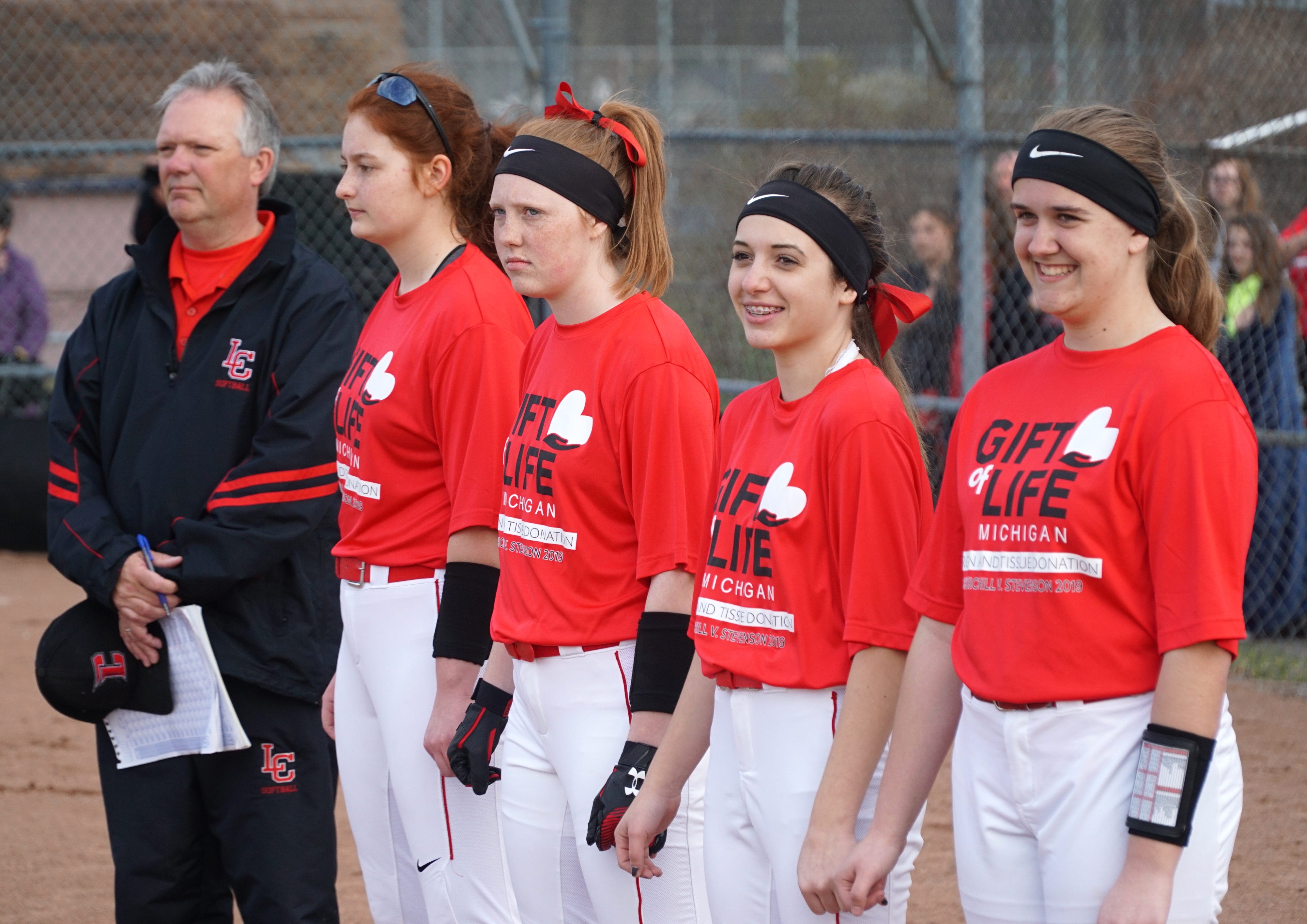 Livonia Stevenson softball blows out Churchill in charity game