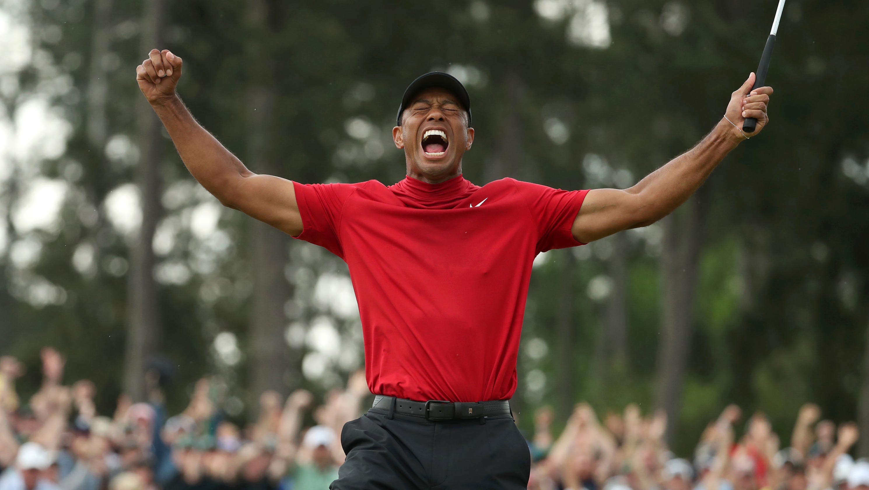 Tiger Woods Masters victory photo captured by RIT grad Jason Getz