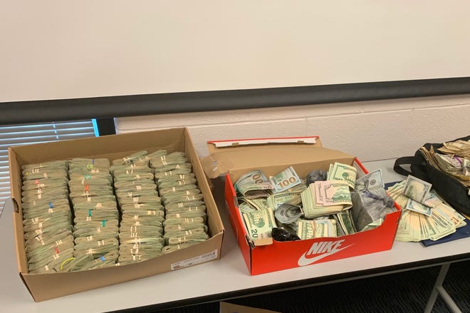 More than $160,000 in cash was seized from a Dresden home during one of the area's largest drug raids Monday.