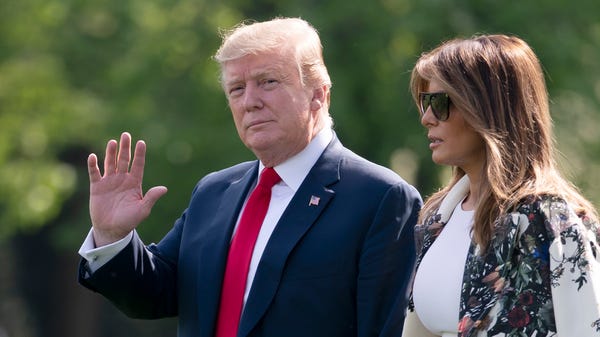 Without taking questions from reporters about the...