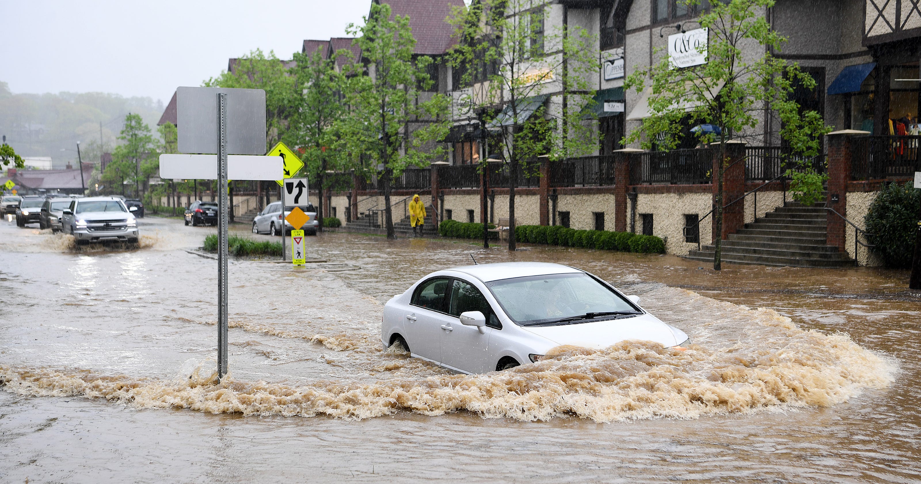 Severe storms bring flooding, road closures to Asheville area