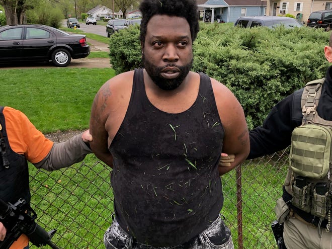 Larry Blackstock was apprehended April 19, 2019, in Dayton, Ohio. He was wanted on Wayne County warrants for conspiracy to commit murder and failure to appear.