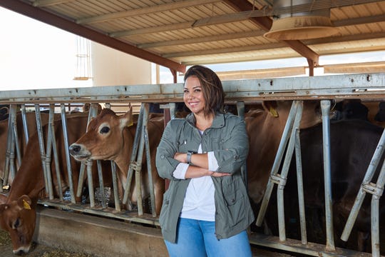 Dairy farmer and nutritionist Rosemarie Burgos-Zimbelman, who has dedicated her life to dairy nutrition.