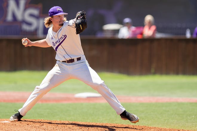 Northwestern State pitcher Nathan Jones dealt a complete-game shutout Saturday in Natchitoches.