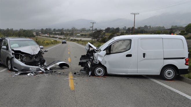 This was the scene of a fatal traffic collision that killed an Oxnard woman on Saturday morning in Carpinteria.