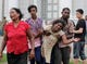 Relatives of blast victims grieve outside a morgue in Colombo, Sri Lanka on April 21, 2019. At least six different explosions were reported to hit hotels and churches as worshippers gathered for Easter services in the cities of Colombo, Negombo and Batticaloa, according to the Associated Press. 