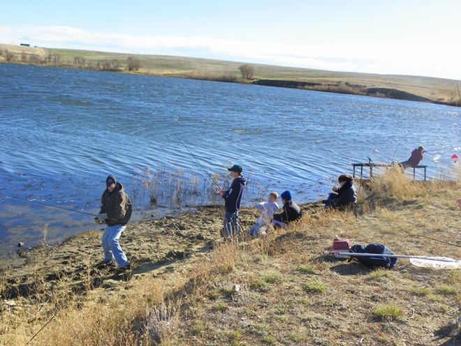 Bailey Reservoir is a popular Hi-Line fishing hole with kids and adults alike.
