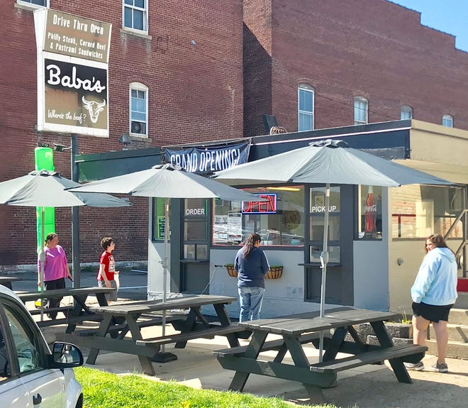 Baba's Grill opened Monday at 112 E. Main St., across from Speedway.