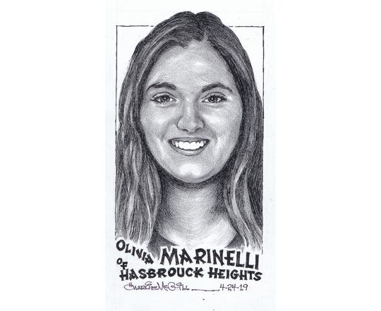 Olivia Marinelli, Hasbrouck Heights softball