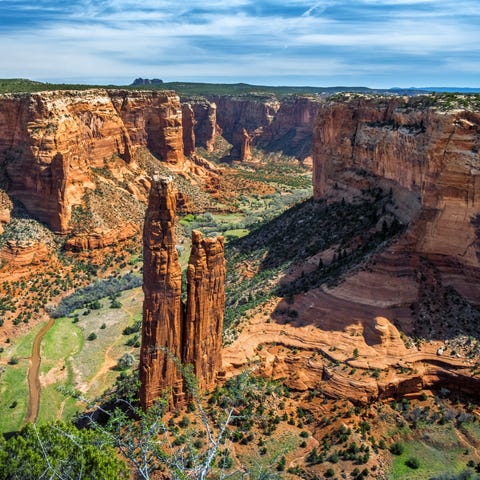 The Canyon de Chelly National Monument is one of A