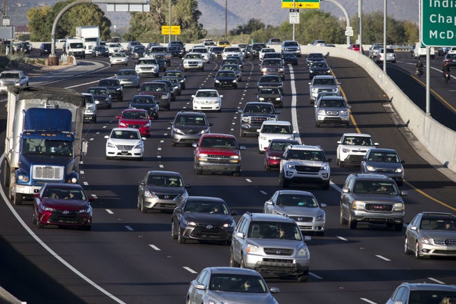 Traffic is expected to be heavy during peak times this Labor Day weekend as people head to popular holiday destinations, particularly northern Arizona and the California beaches.