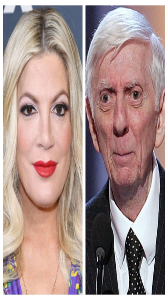 Tori Spelling paid tribute to her dad Aaron Spelling on his birthday