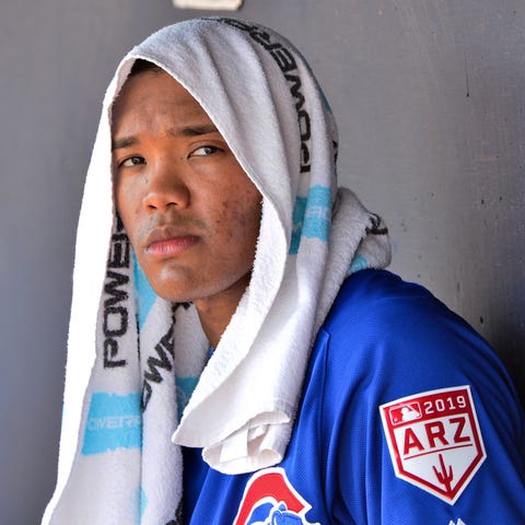 Addison Russell was suspended 40 games by MLB for 