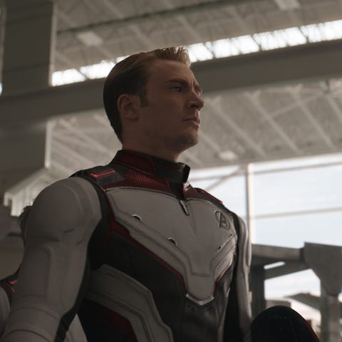 Captain America (Chris Evans) leads his crew into...