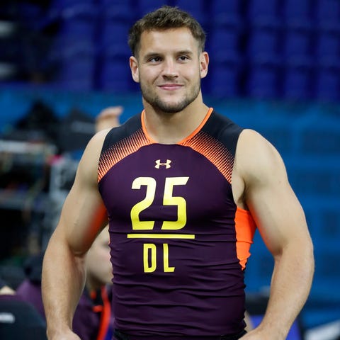 Ohio State's Nick Bosa figures to be among the...