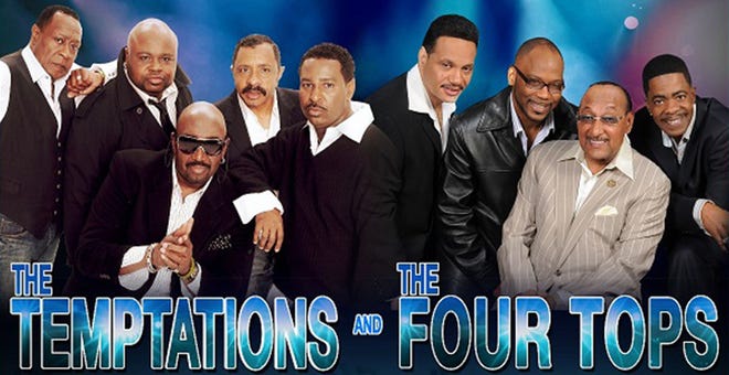 The Temptations 和 The Four Tops 将于周日来到蒙哥马利表演艺术中心。