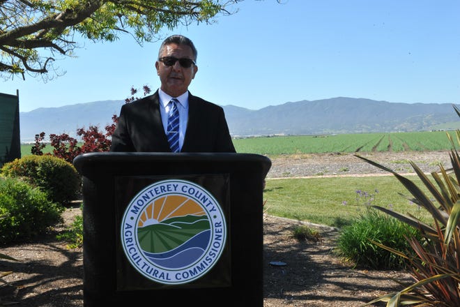 Monterey County Agricultural Commissioner Henry Gonzales spoke about the impacts of the pesticide pilot project on April 24, 2019.